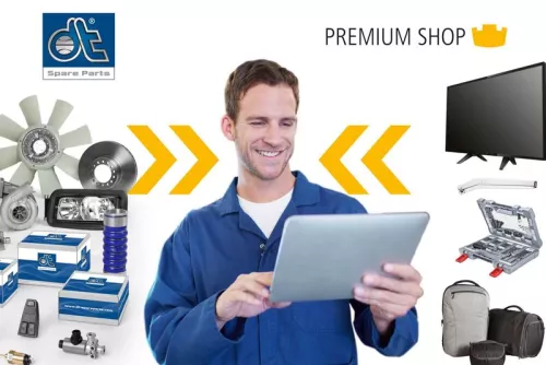 DT Spare Parts Belt Tensioner, V-ribbed belt (4.62702)