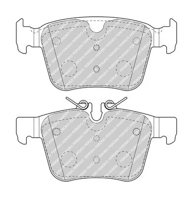 FERODO Brake Pad Set, disc brake (FDB4927)