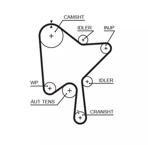 GATES Timing Belt (5686XS)