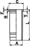 KOLBENSCHMIDT Cylinder Liner (89399110)