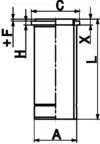 KOLBENSCHMIDT Cylinder Liner (89846110)