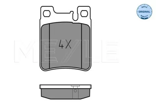 MEYLE Brake Pad Set, disc brake (0252130515)