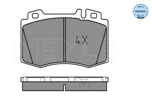 MEYLE Brake Pad Set, disc brake (0252327117)