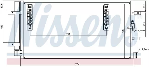NISSENS Condenser, air conditioning (940042)