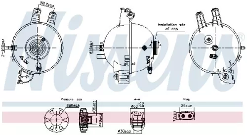 NISSENS Expansion Tank, coolant (996167)