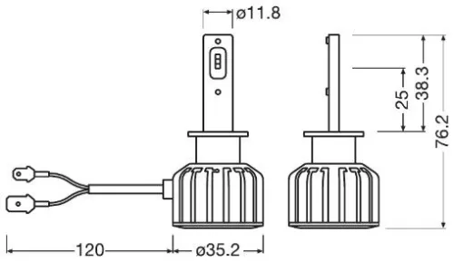 OSRAM Bulb (64150DWBRT-2HFB)