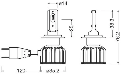 OSRAM Bulb (64210DWBRT-2HFB)