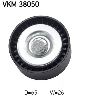 SKF Deflection/Guide Pulley, V-ribbed belt (VKM38050)