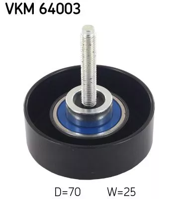 SKF Deflection/Guide Pulley, V-ribbed belt (VKM64003)