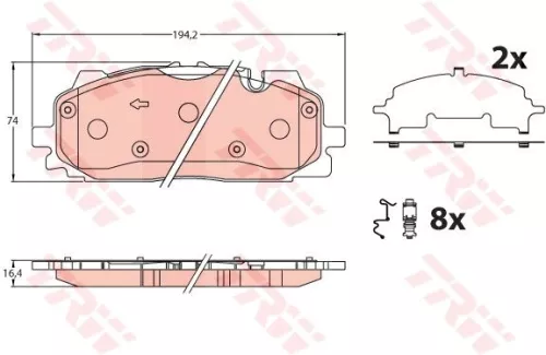 Brake Pad Set, disc brake