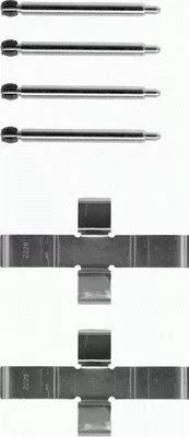 TEXTAR Accessory Kit, disc brake pad (82018200)