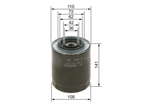 BOSCH Oil Filter (0451203201)