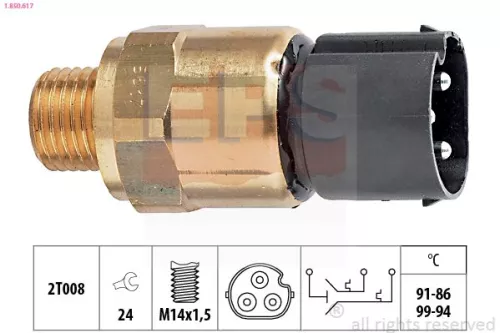 EPS Temperature Switch, radiator fan (1-850-617)