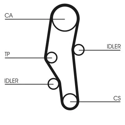 CONTINENTAL CTAM Timing Belt (CT589)