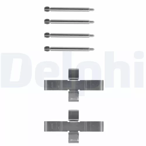 DELPHI Accessory Kit, disc brake pad (LX0047)