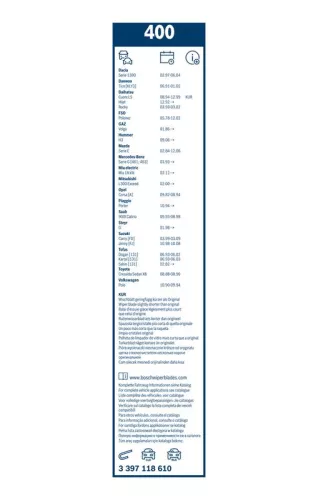 BOSCH Wiper Blade (3397118610)