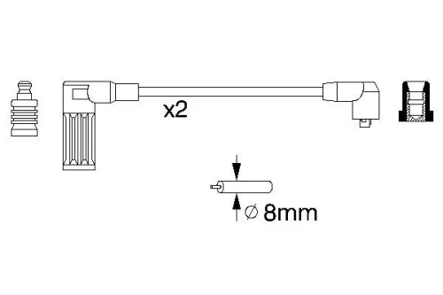 BOSCH Ignition Cable Kit (0986356752)