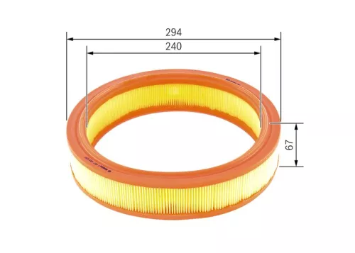 BOSCH Air Filter (1457433330)