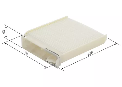 BOSCH Filter, cabin air (1987432120)