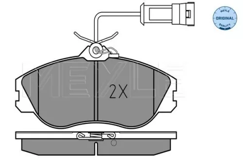 MEYLE Brake Pad Set, disc brake (0252113819/W)