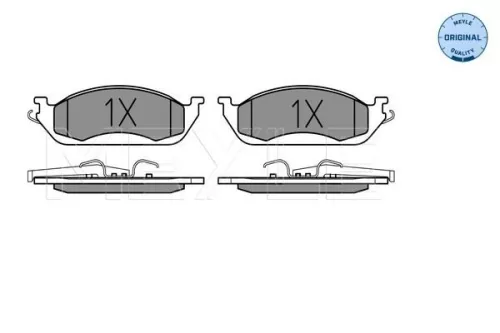 MEYLE Brake Pad Set, disc brake (0252319317/W)