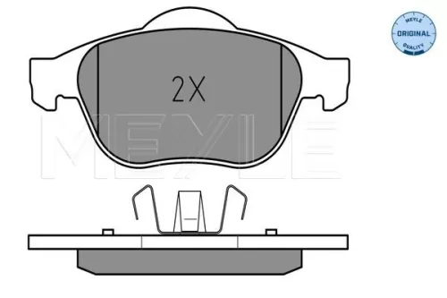 MEYLE Brake Pad Set, disc brake (0252324818)