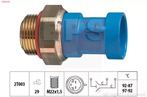 Temperature Switch, radiator fan