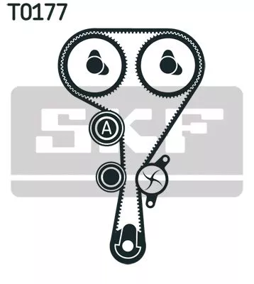 SKF Water Pump & Timing Belt Kit (VKMC06106)
