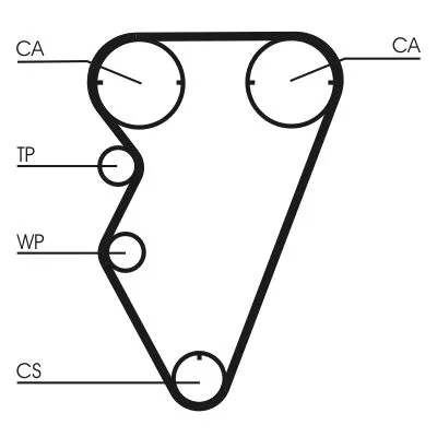 CONTINENTAL CTAM Timing Belt (CT929)