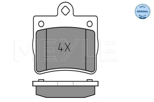 MEYLE Brake Pad Set, disc brake (0252190015)