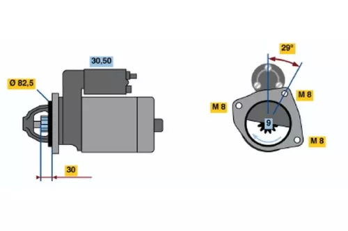 BOSCH Starter (0986018950)