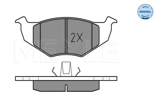 MEYLE Brake Pad Set, disc brake (0252186615)