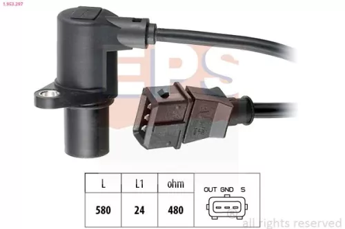 Sensor, crankshaft pulse
