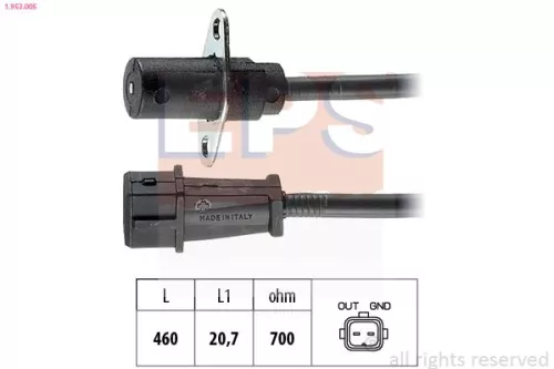 Sensor, crankshaft pulse
