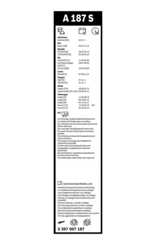 BOSCH Wiper Blade (3397007187)