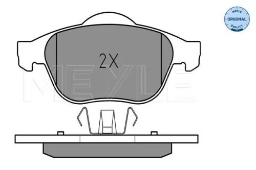 MEYLE Brake Pad Set, disc brake (0252324518)