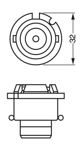 BOSCH Bulb, headlight (1987302903)