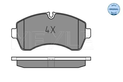 MEYLE Brake Pad Set, disc brake (0252920020)