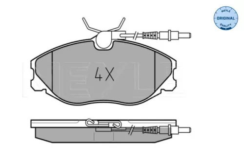 MEYLE Brake Pad Set, disc brake (0252167419/W)