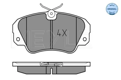 MEYLE Brake Pad Set, disc brake (0252136819)