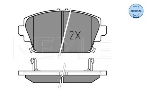 MEYLE Brake Pad Set, disc brake (0252309416/W)