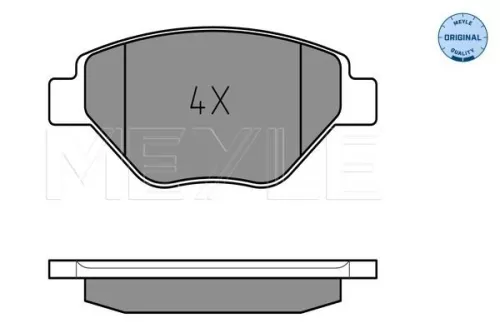 MEYLE Brake Pad Set, disc brake (0252393418)