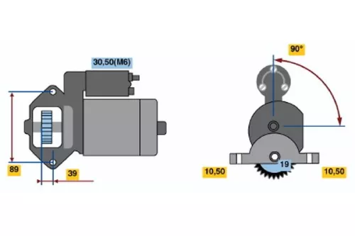BOSCH Starter (0986021351)