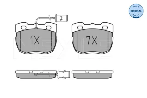 MEYLE Brake Pad Set, disc brake (0252145918/W)