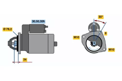 BOSCH Starter (0986017110)