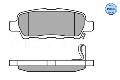MEYLE Brake Pad Set, disc brake (0252387114/W)