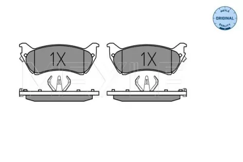 MEYLE Brake Pad Set, disc brake (0252318917/W)