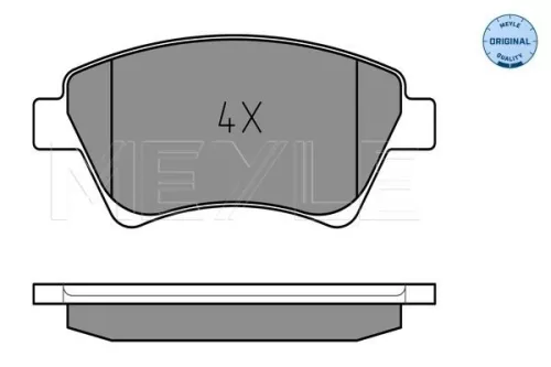 MEYLE Brake Pad Set, disc brake (0252393018)