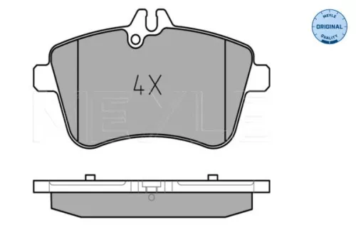 MEYLE Brake Pad Set, disc brake (0252388120)