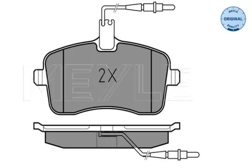 MEYLE Brake Pad Set, disc brake (0252413418/W)